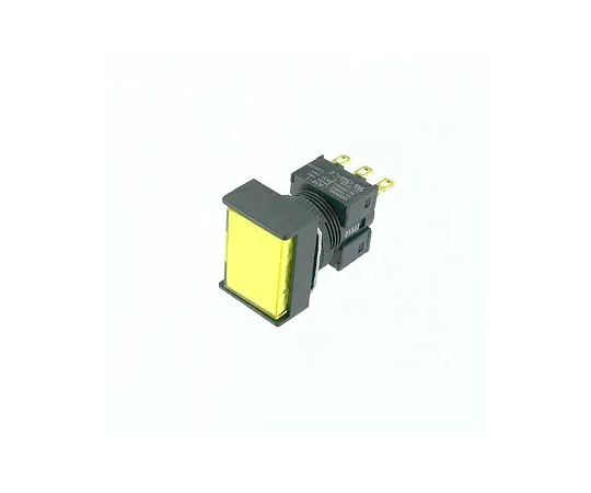 63-3170-79　Rectangular Push Button Switch Pure Yellow　A16JPYM1