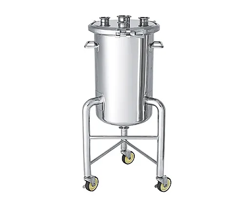 61-0751-95　Ferrule Open Stainless Steel Pressurizing Container with Leg 10L　PCN-F-L-10