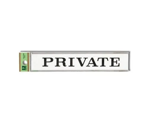 61-7412-18　PRIVATE 180mm x 30mm x 2mm　UP318-8