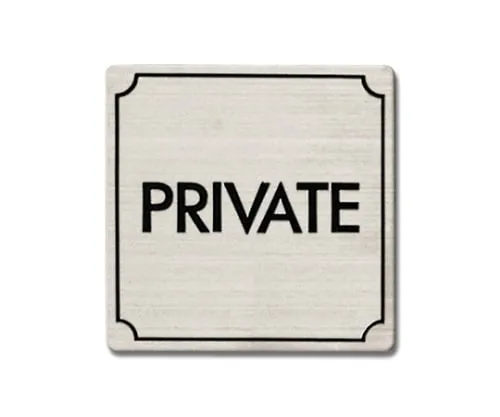 61-7400-82　PRIVATE 80mm x 80mm x 1mm　FS893-12