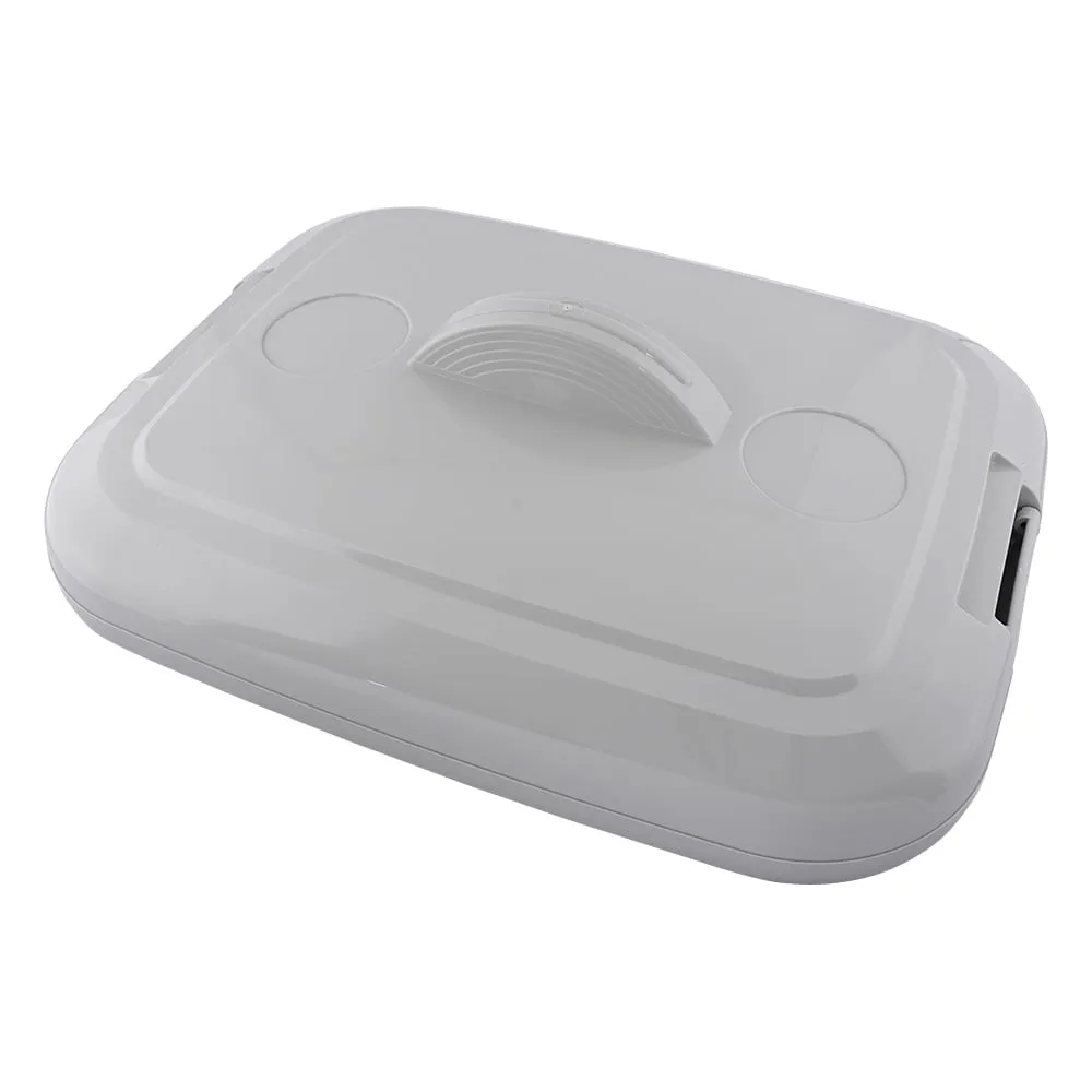 1-8214-10　Eco Plastic Pail Square Type Cover　PEKF9H