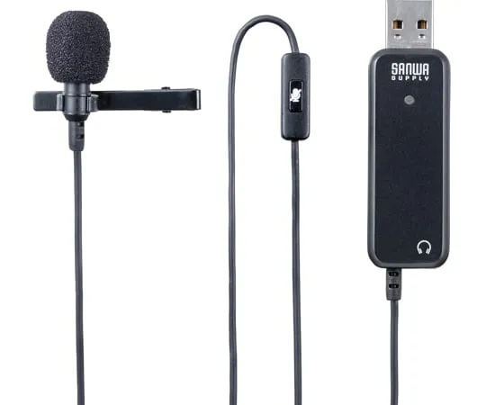 67-9323-54　High Performance USB Pin Microphone　MM-MCU12BK