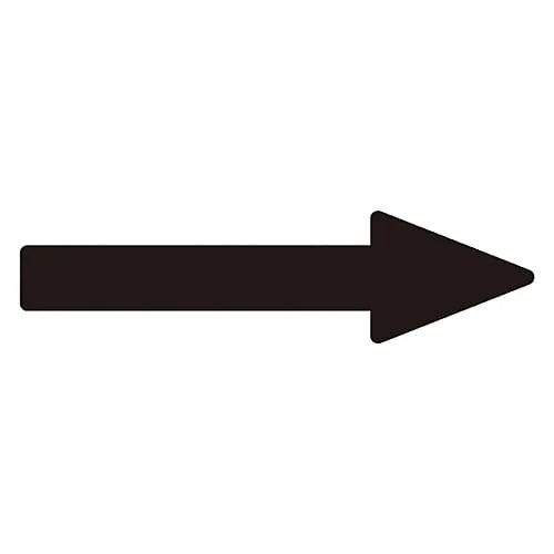 61-3408-71　Direction Indication Sticker For Identifying Tube -> (Black) Arrow Sticker 31　193531