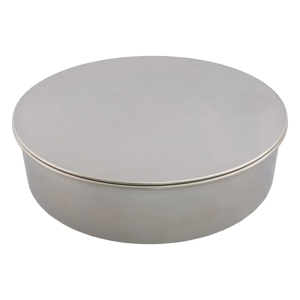 5-3296-55　Stainless Sieve 400 x 100 Lid, Receiver