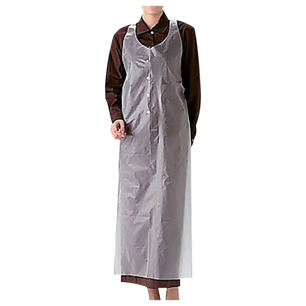 0-5677-01　Disposable Apron PE 50 Pcs　S