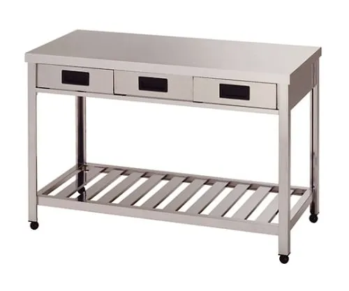 61-4439-04　Workbench with Single-Sided Drawer with Duckboard 900 x 900 x 800　LTO-900