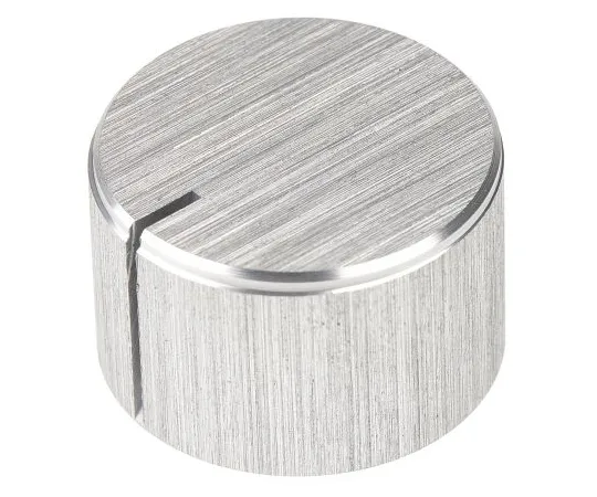 63-4635-70　RS PRO 22mm Silver Potentiometer Knob for 6.4mm Shaft Splined　498-902