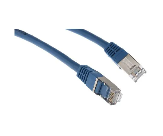 63-4616-99　RS PRO Blue Cat6 Cable, S/FTP, Male RJ45/Male RJ45, Terminated, 2m　411-475