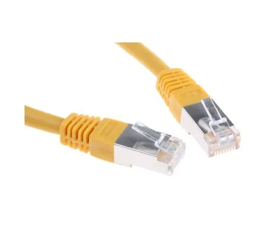 63-4616-84　RS PRO Yellow Cat6 Cable, S/FTP, Male RJ45/Male RJ45, Terminated, 3m　411-239