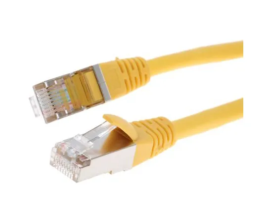 63-4645-44　RS PRO Yellow PVC Cat5e Cable F/UTP, 5m Male RJ45/Male RJ45 Terminated　556-297