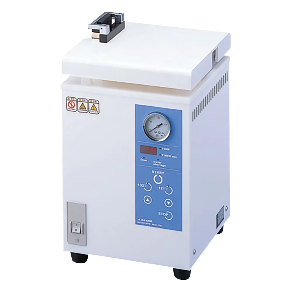 2-8059-01-22　Science Autoclave (4L) Compact Size with Pre-Shipment Inspection Document　NCC-1701