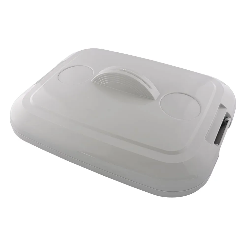 1-8214-08　Eco Plastic Pail Square Type Cover　PEKF7H