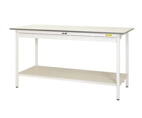 61-3745-33　Work Table 150 Series with Fixed Wide Drawer H950mm with Double-Sided Shelf Board　SUPH-960WTT-WW