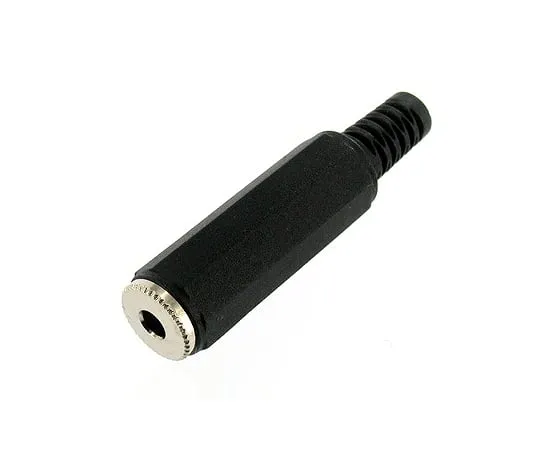 63-3100-04　3.5 phi mono Jack black 4.2 phi wire with cable guard　WTN04F1086M