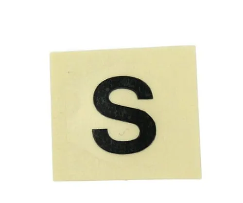 61-7398-10　Character Seal Black S 15mm　CL15B-S