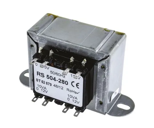 63-4636-47　RS PRO 20VA 2 Output Chassis Mounting Transformer, 12V ac　504-280