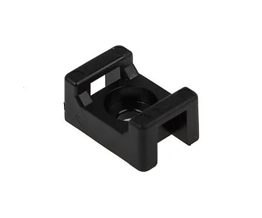63-4592-72　RS PRO Black Cable Tie Mount 10 mm x 15mm, 4.8mm Max. Cable Tie Width　233-663