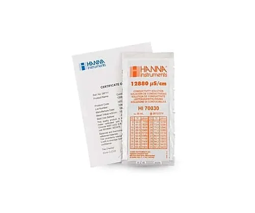 61-0114-27　EC Standard Solution (Standard Type) 12.88ms/cm with Certificate HI 70030C　HI70030C