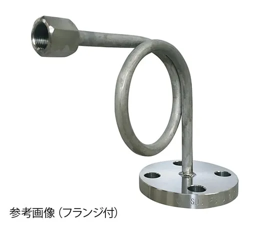 3-7593-01　Pipe Siphon L Type (Iron Chrome Plating)　KPL-33SS