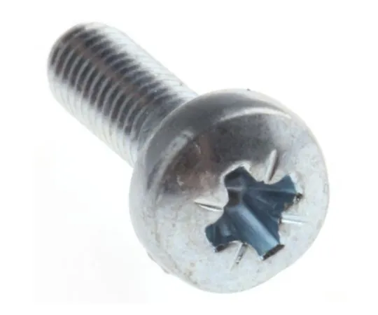 63-4584-18　RS PRO, M3 Pan Head, 10mm Steel Pozidriv Bright Zinc Plated　198-289