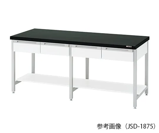 3-1345-11　Workbench (steel with one side drawers) 1200 × 750 × 800mm　JSD-1275