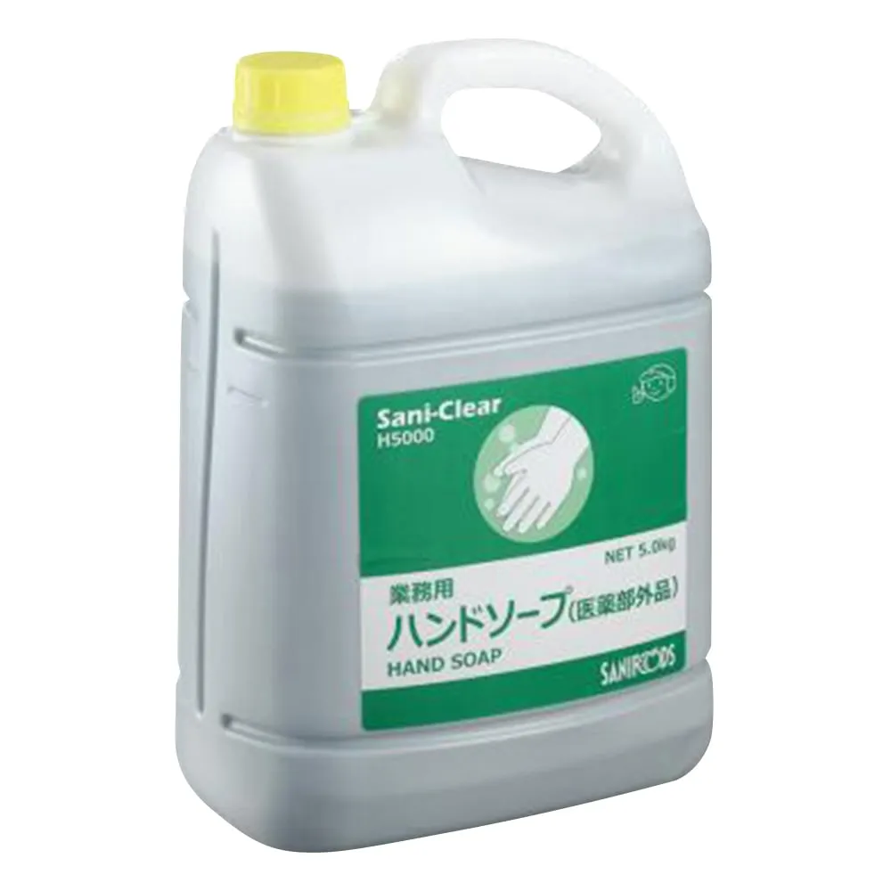 3-5378-01　Medicated Hand Soap For Business Use Sani-Clear Scent-Free 5kg x 1 Piece　H5000