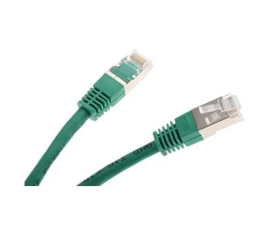 63-4617-06　RS PRO Green Cat6 Cable, S/FTP, Male RJ45/Male RJ45, Terminated, 1m　411-514