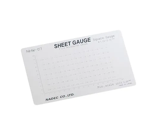 2-5607-07　Microscope Scale (seat gauge) Square Gauge　NHW-07
