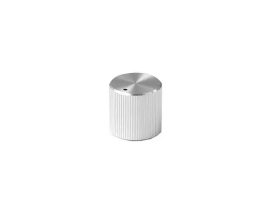 63-3159-27　Knob PHI. 13.7 Silver (Aluminum) With Indicated Position For Shaft Diameter PHI.6　K-29-6.1