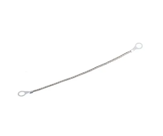 63-4633-80　RS PRO Braided Earth Lead, M8 Stud Size, 16 x 8 x 0.15 mm, 200mm BS EN 13602:2002, BS4109　489-185