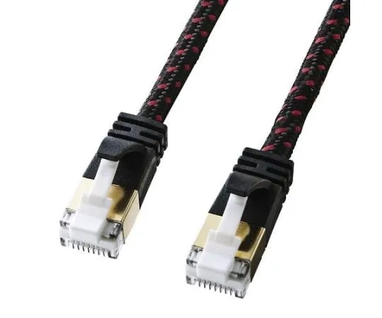 65-2203-87　0.5 m LAN cable (CAT7/slim mesh cable)　EA764BA-105R