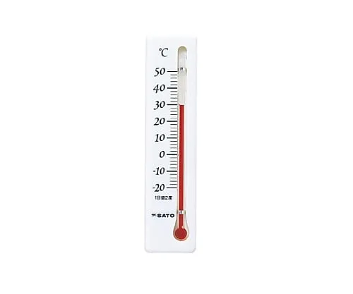 61-0065-31　Thermometer Mini Vertical White　1032-00