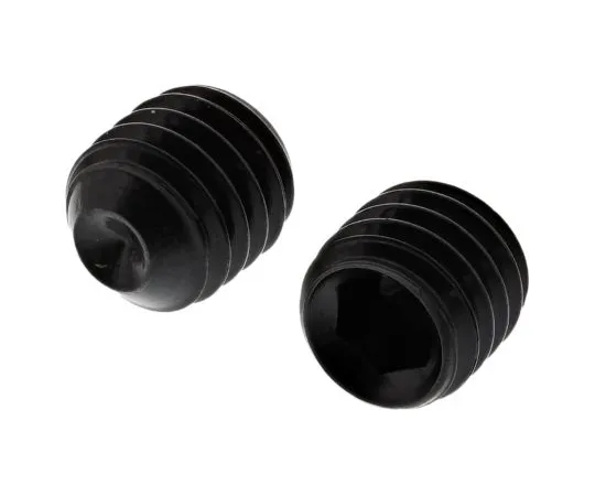 63-4640-45　Black, Self-Colour Steel Hex Socket Set M5 x 5mm Grub Screw　529-961