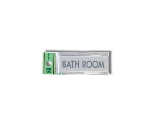 61-7414-69　BATH ROOM 80mm x 25mm x 2mm　EL81-10