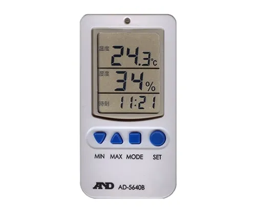 61-4672-74-20　Thermo-hygrometer (with Alarm) with Calibration Certificate　AD-5640B