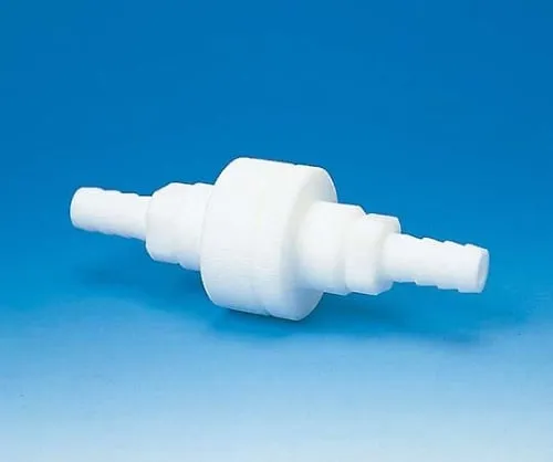 61-4380-05　PTFE Backflow Prevention Valve B Type Barb Outer Diameter 8φ　F-2053-02