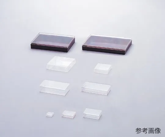 4-354-20　Styrene Square Type Case (Name Laser Engraving Service) No.20 10 Pieces