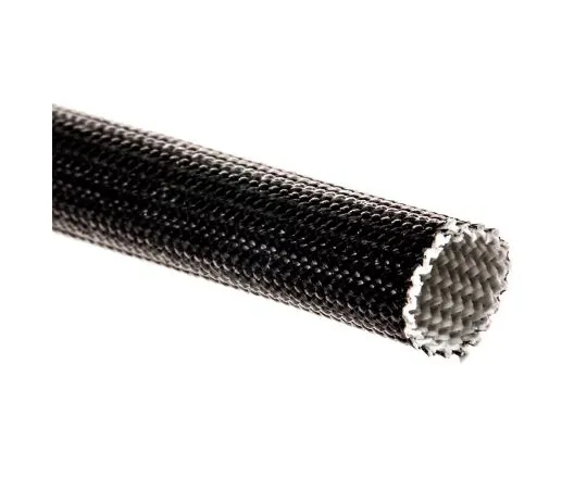 63-4613-16　RS PRO Braided Acrylic Fibreglass Black Cable Sleeve, 6mm Diameter, 5m Length　398-903