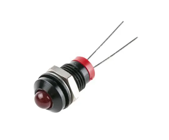 63-4585-62　RS PRO Red Indicator, 2 V dc, 8mm Mounting Hole Size, Lead Pins Termination, IP67　205-577