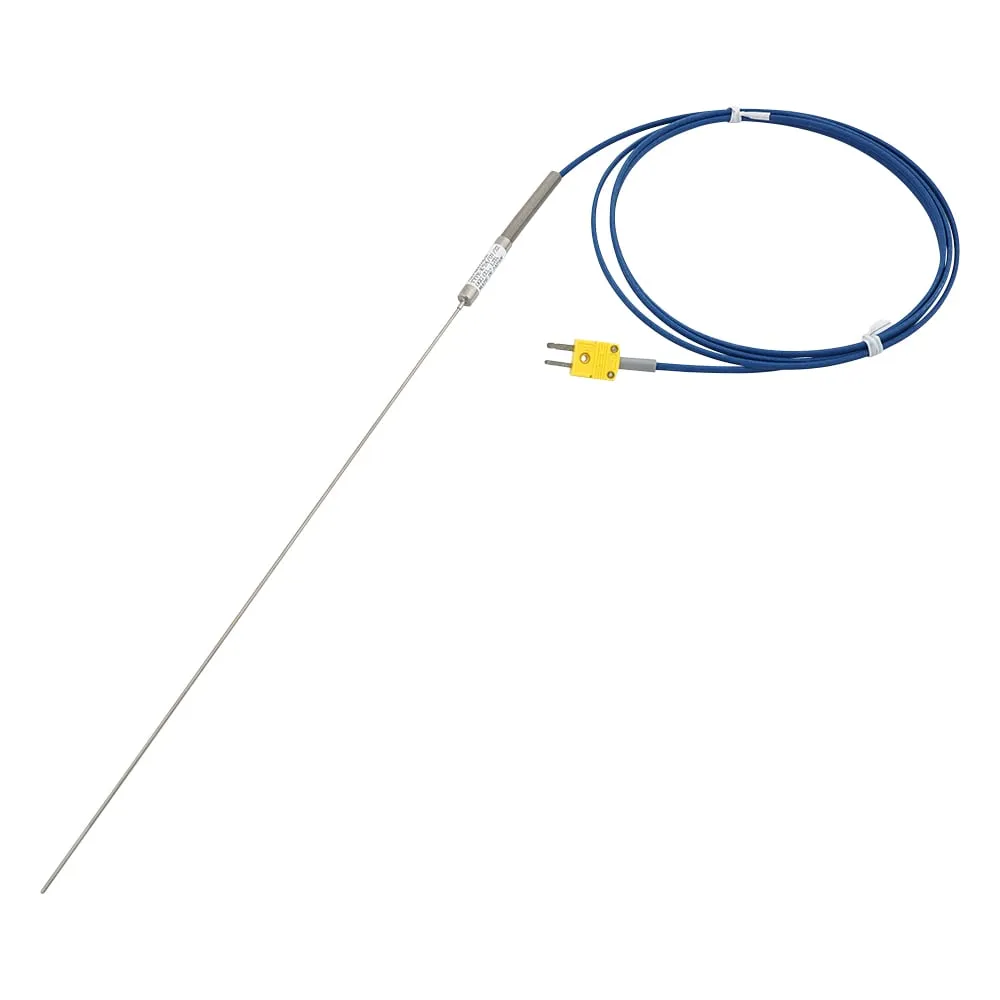1-3950-01-57　K-sheath Thermocouple (high temperature, Inconel R type) 0 ~ 700℃ φ1.6mm 300mm with Chinese Calibration Certificate