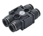 61-7652-21　Connector Straight Male, Female Set φ3-φ3　QC3-3M