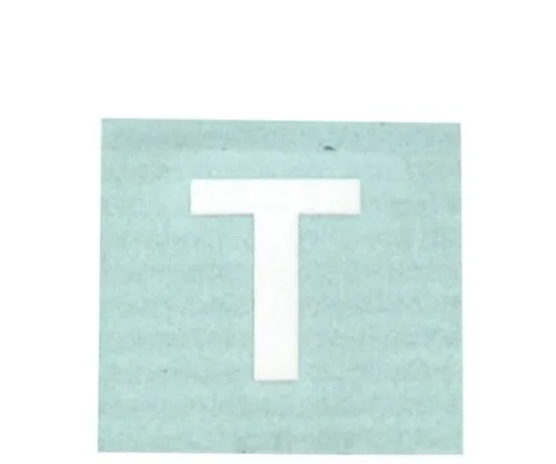 61-7397-61　Character Seal T White 15mm　CL15W-T