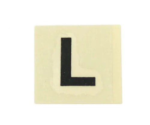 61-7398-03　Character Seal Black L 15mm　CL15B-L