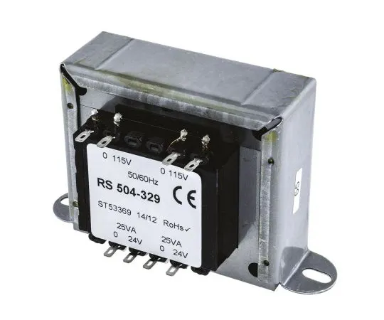 63-4636-50　RS PRO 50VA 2 Output Chassis Mounting Transformer, 24V ac　504-329