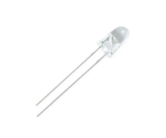 63-3105-43　Ultra high brightness LED (3 mm, orange, 2.2 V, 20 mA, 6500 mcd)　L3-EKO0530-6500