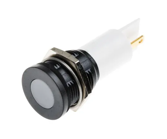 63-4585-71　RS PRO White Indicator, 230 V ac, 16mm Mounting Hole Size, Solder Tab Termination, IP67　205-886