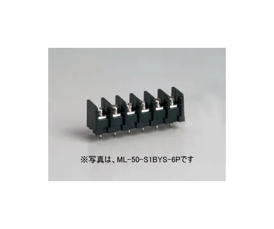 63-3129-61　Penetrating Terminal Block 2 poles 250 V -15 A semis Screws for printed circuit boards　ML-50-S1BYS-2P