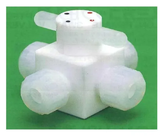 62-7083-67　USL-PTFE 4-Way Cock Pressing Type 6φ 00U-161-01N　00U-161-01N