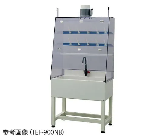 4-3317-01　Tabletop Hood For Sink (for PVC Sink/AIIP) with Beaker Hook 616 x 500 x 1228 mm　TEF-600NB