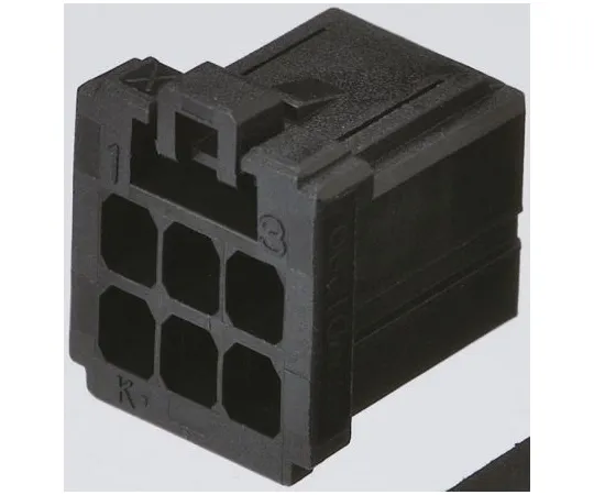 63-4611-69　Substrate Connector Housing Female 6 Pole 2 Row 2.5 mm Dynamic D -1000　1-1827864-3